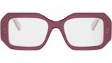 Triomphe Bordeaux Geometric Eyeglasses