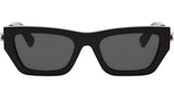 B.zero1 Black Rectangular Sunglasses