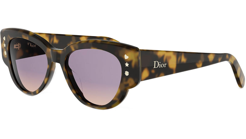 DiorLuckyCharms B1I Havana Butterfly Sunglasses