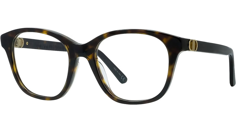 30MontaigneMiniO SI Havana Squared Eyeglasses