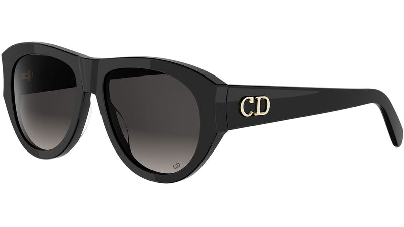 DiorGlow A1I Black Pilot Sunglasses