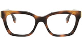Fendi First Havana Square Eyeglasses