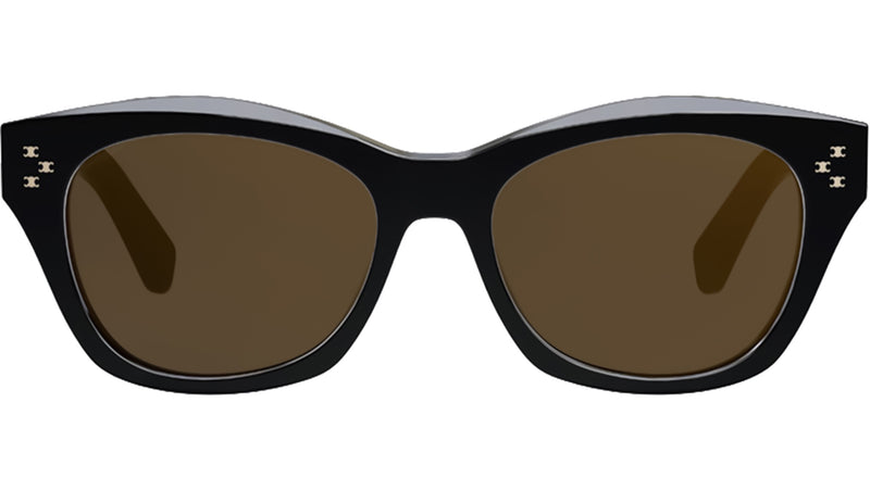 Mini Triomphe Black Cat Eye Sunglasses