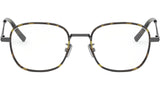 DiorBlackSuitO S22F Black Square Eyeglasses