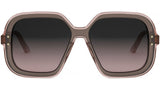 DiorHighLight S1I Shiny Brown Butterfly Sunglasses