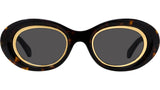 Anagram Havana Oval Sunglasses