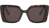 DiorMidnight S5I Shiny Havana Butterfly Sunglasses