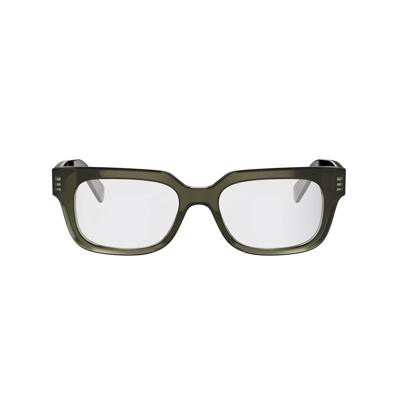 CELINE 3 Dots HD Green Rectangular Eyeglasses