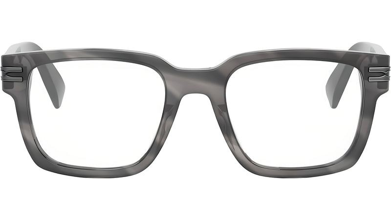 B.zero1 Grey Geometric Eyeglasses