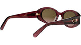 DiorGlow B3I Purple Oval Sunglasses
