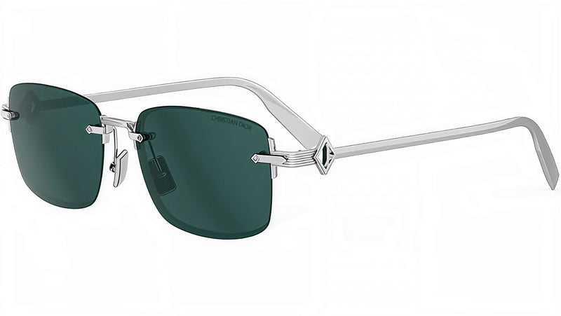 CD DiamondO 11U Silver Squared Sunglasses