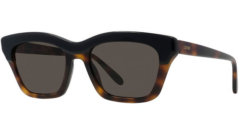 Slim Tortoise Geometric Sunglasses