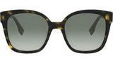 FF Diamonds Havana Butterfly Sunglasses