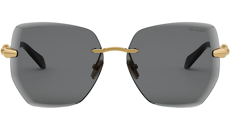 Serpenti Viper Gold Geometric Sunglasses