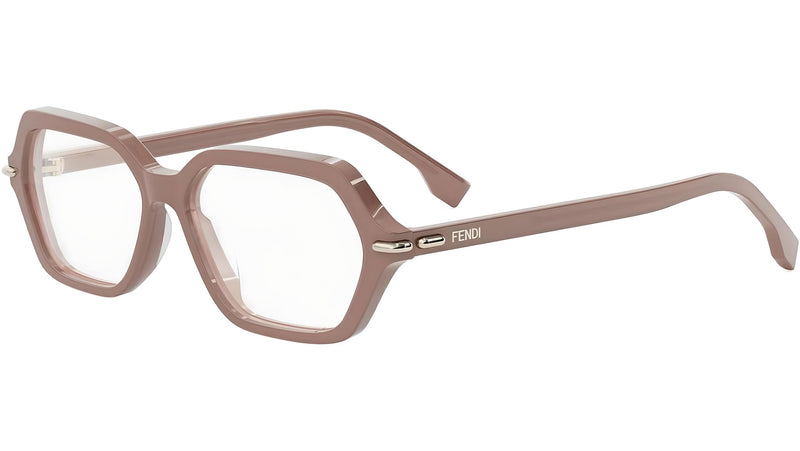 FF Diamonds Red Geometric Eyeglasses