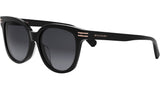 B.zero1 Shiny Black Butterfly Sunglasses