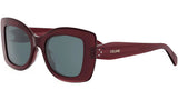 CELINE 3 Dots Bordeaux Geometric Sunglasses