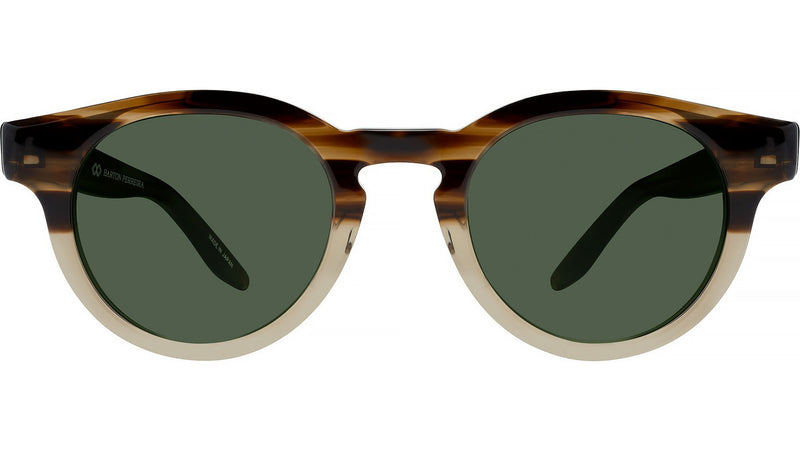 Oxford Brown Round Sunglasses