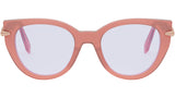 Serpenti Orange Cat Eye Eyeglasses