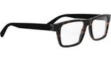 Aluminium Havana Rectangular Eyeglasses