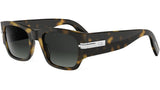 DiorBlackSuit XL S4I Havana Square Sunglasses