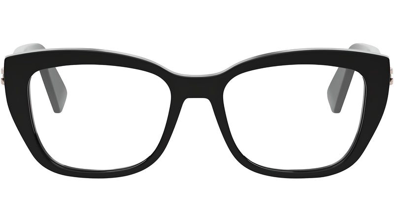 B.zero1 Black Geometric Eyeglasses