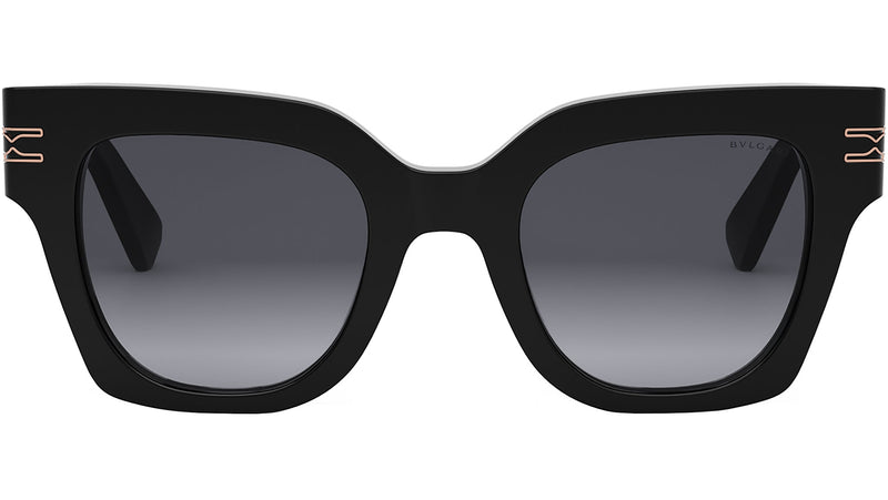 B.zero1 Black Geometric Sunglasses