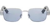 Christian Dior Label S2U Silver Rectangular Sunglasses