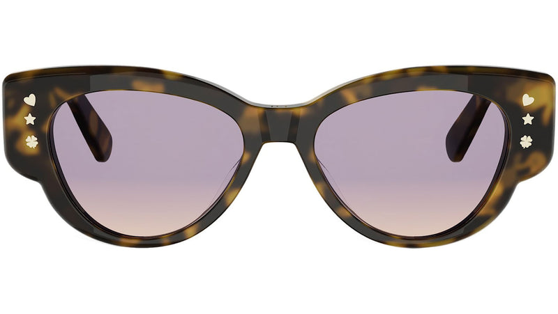 DiorLuckyCharms B1I Havana Butterfly Sunglasses