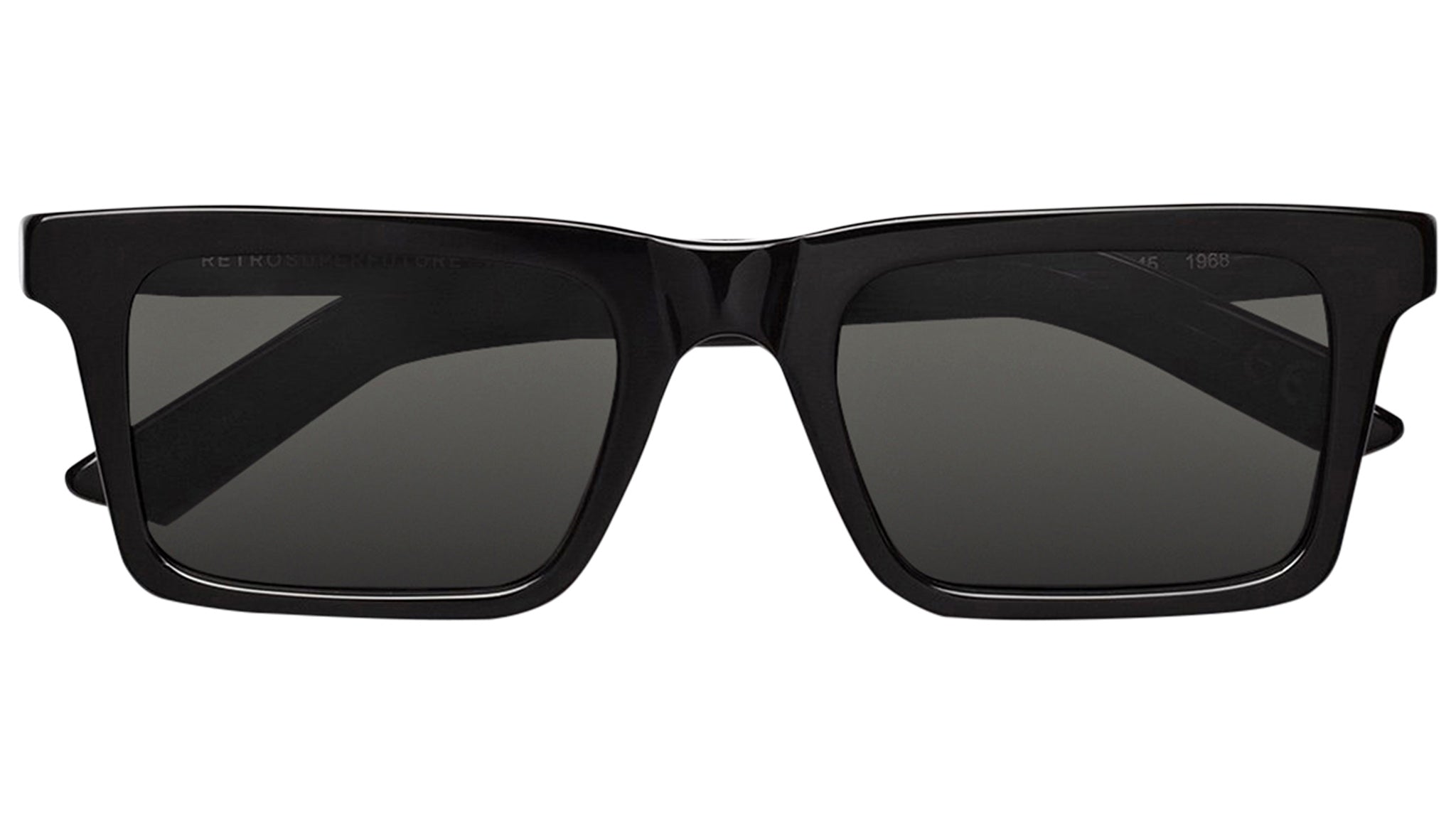 Occhiali Da Sole Black Frame 53 In Acetato - NERO - Foto 1