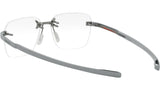 Flex Silver Geometric Eyeglasses