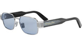 Christian Dior Label S2U Silver Rectangular Sunglasses
