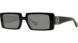 Anagram Black Rectangular Sunglasses