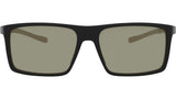 Bolide Black Rectangular Sunglasses