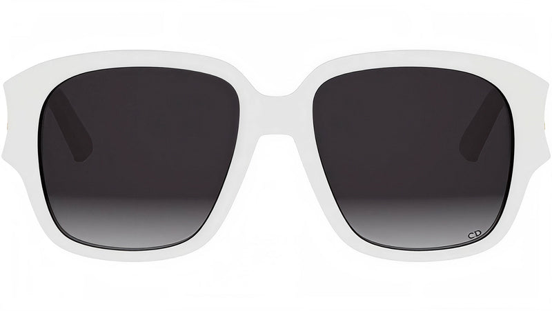 DiorGlow S2I White Geometric Sunglasses