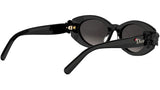Dior Clover B1I Black Oval Sunglasses