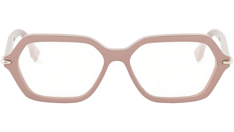 FF Diamonds Red Geometric Eyeglasses