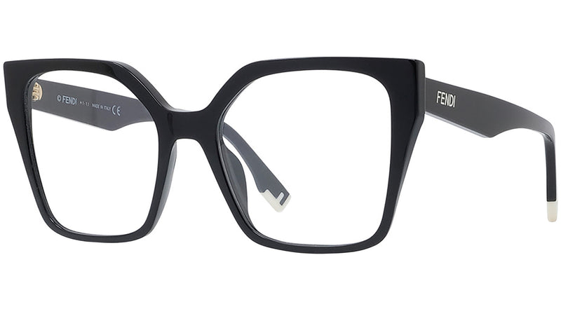 Fendi Way Black Square Eyeglasses