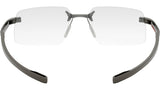 Flex Silver Geometric Eyeglasses
