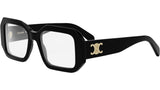 Triomphe Black Geometric Eyeglasses