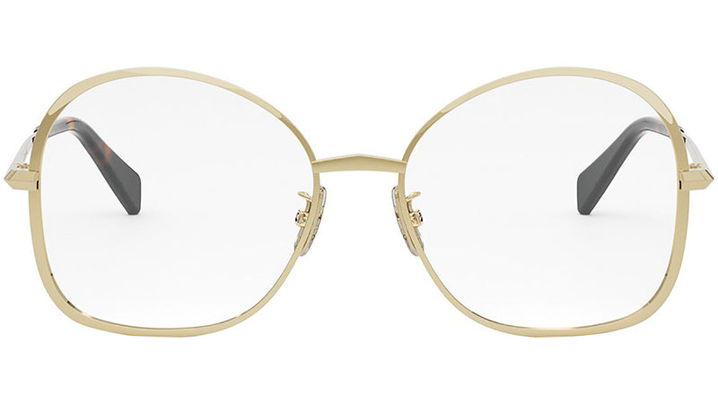 Metal Gold Geometric Eyeglasses