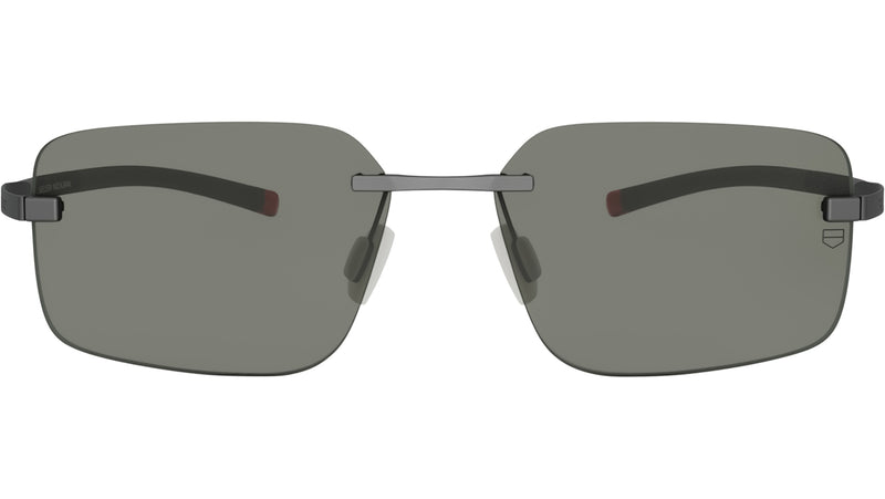 Flex Black Geometric Sunglasses