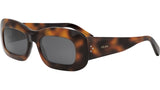 3 Dots Tortoise Rectangle Sunglasses