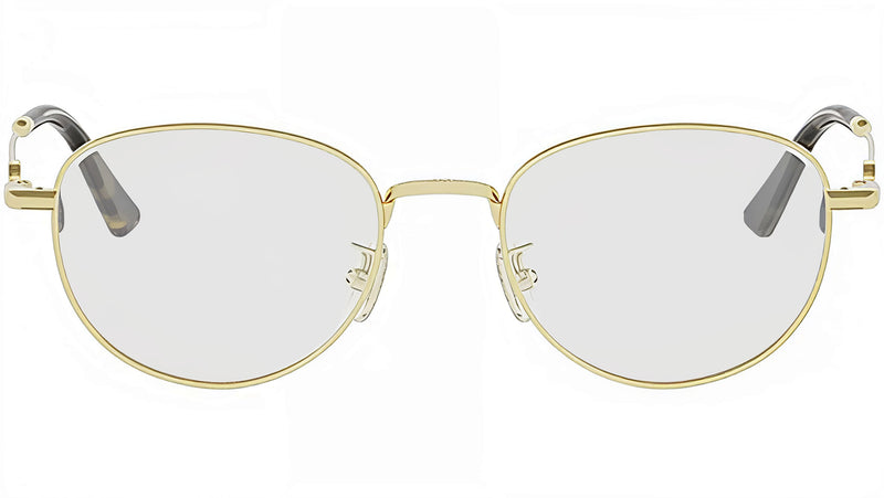 Petit CDO R2U Gold Round Eyeglasses