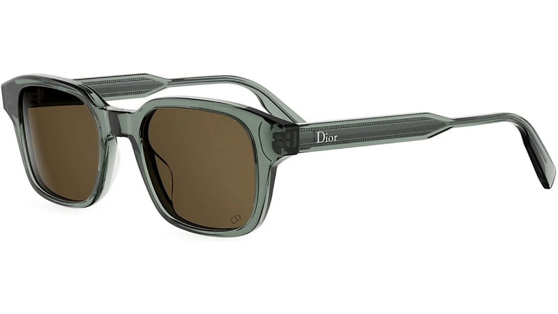 DiorRibbon S1I Green Geometric Sunglasses