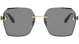 Serpenti Forever Gold Square Sunglasses