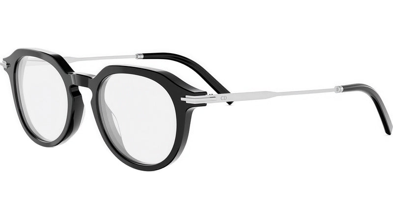 DiorBlackSuitO R10I Black Round Eyeglasses