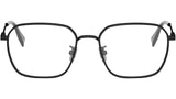 B.zero1 Black Geometric Eyeglasses