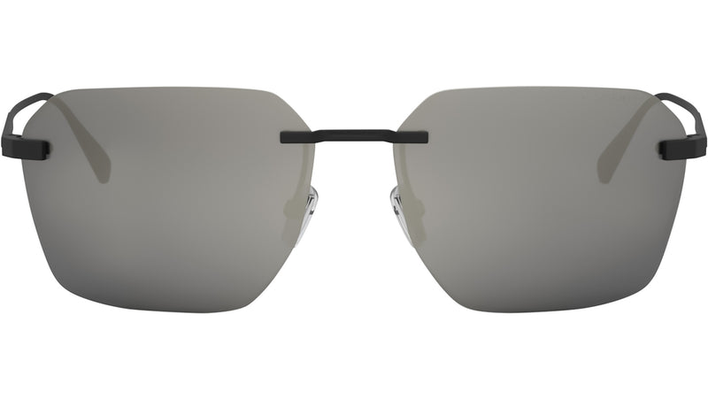 Octo Black Geometric Sunglasses