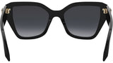 Serpenti Black Butterfly Sunglasses